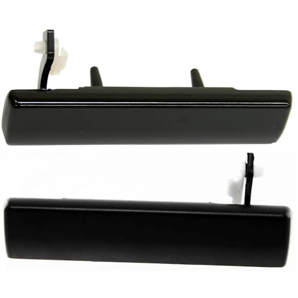 2002 Chevrolet Camaro - Front, Driver and Passenger Side Smooth Black Exterior Door Handle, Without Key Hole