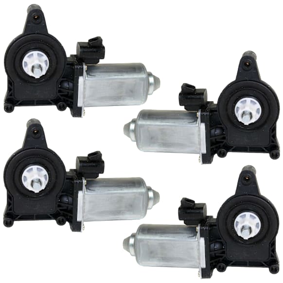 2001 Chevrolet Silverado 1500 - Front and Rear, Driver and Passenger Side Window Motor, Contains Gear, Without Regulator, New