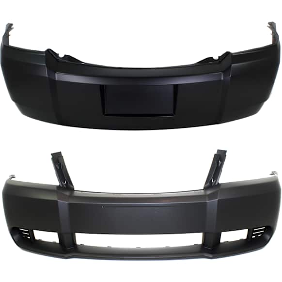 2008 Dodge Avenger - Front and Rear Primed Bumper Cover, CAPA Certified