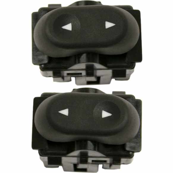 2007 Ford F-150 - Rear, Driver and Passenger Side Window Switch, Black, 1 Button