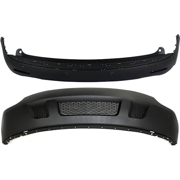 Front and Rear, Lower Textured Bumper Cover 3.6L, 6Cyl