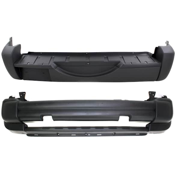 2006 Jeep Liberty - Front and Rear Textured Bumper Cover, Sport Utility