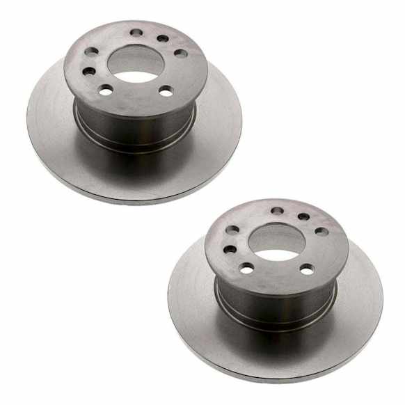 SET-ATE211615301B-2 Front Brake Disc, Plain Surface