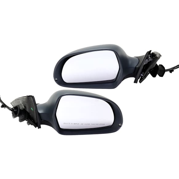 Driver and Passenger Side Mirrors, Power Adjust, Manual Folding, Heated, Paintable, In-housing Signal Light, No Memory, No Puddle Light, No Auto-Dimming, No Blind Spot Feature