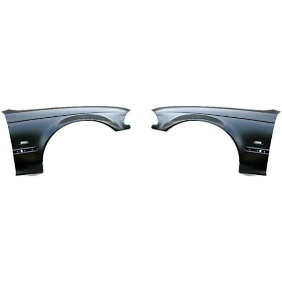 1999-2000 BMW 328i - Front, Driver and Passenger Side Fenders, With turn signal light hole