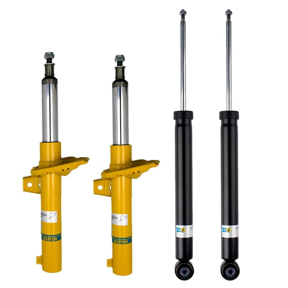 SET-BIL19267111-A Front and Rear, Driver and Passenger Side Shock and Bare Strut