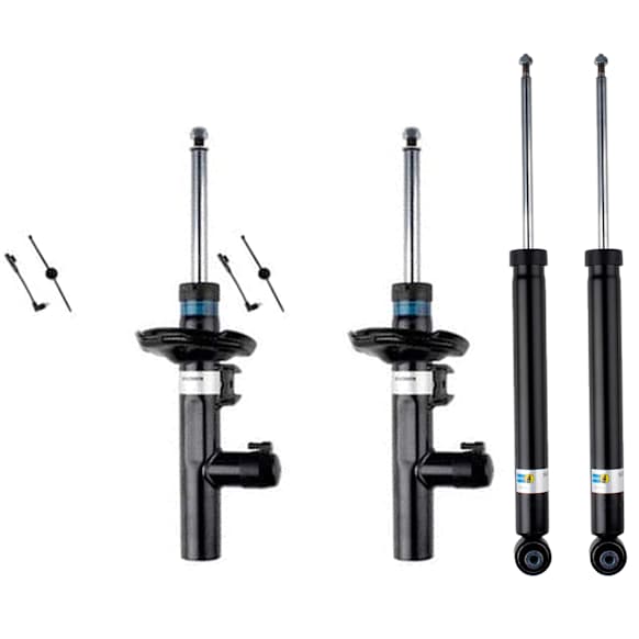 SET-BIL19267111-B Front and Rear, Driver and Passenger Side Shock and Bare Strut