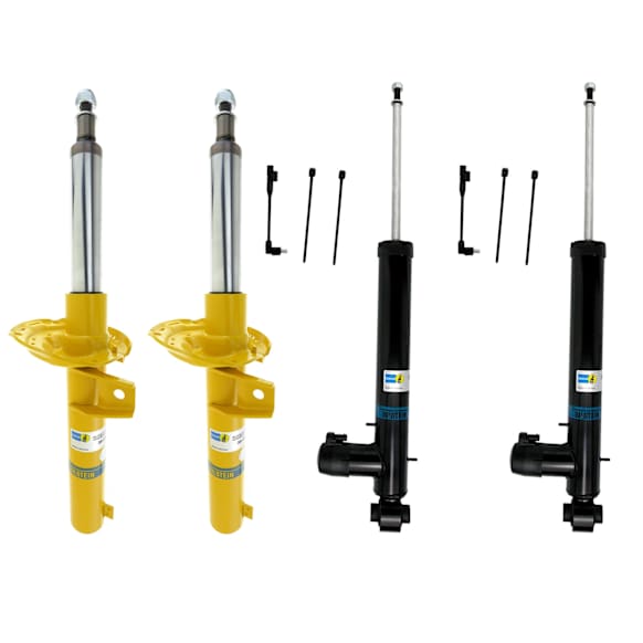 SET-BIL20238988-B Front and Rear, Driver and Passenger Side Shock and Bare Strut