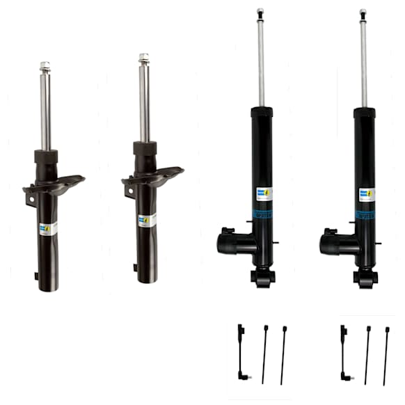 SET-BIL20238988-E Front and Rear, Driver and Passenger Side Shock and Bare Strut