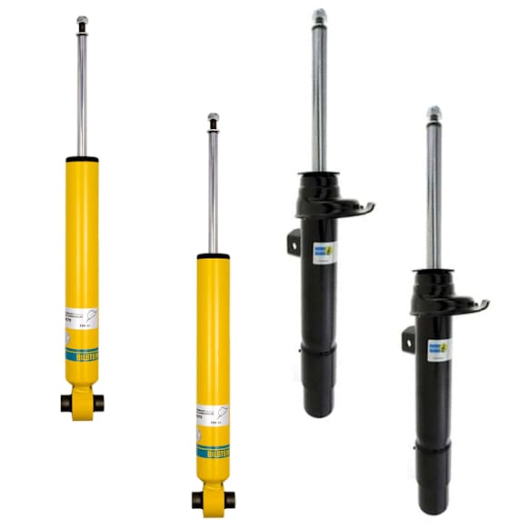 SET-BIL24264570-C Front and Rear, Driver and Passenger Side Shock and Bare Strut, Sedan