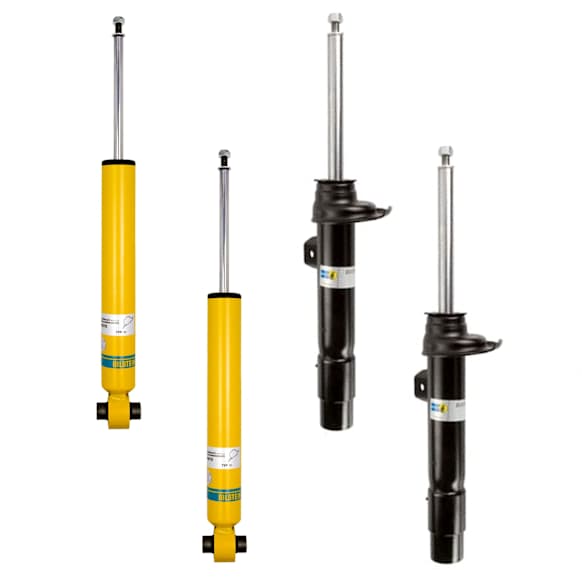 SET-BIL24264570-D Front and Rear, Driver and Passenger Side Shock and Bare Strut, Coupe