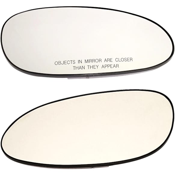 Driver and Passenger Side Mirror Glass, Non-Heated, No Blind Spot Feature