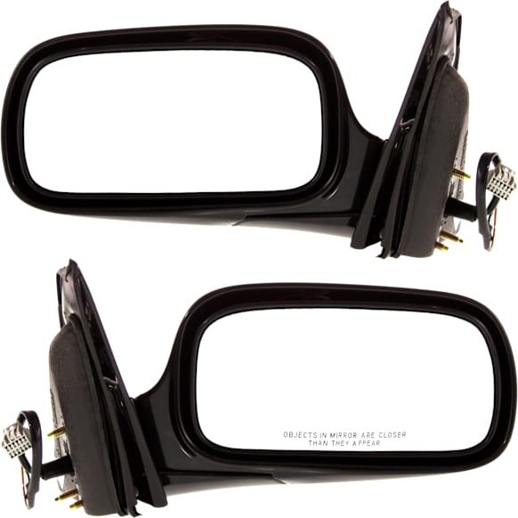 Driver and Passenger Side Mirrors, Power Adjust, Manual Folding, Non-Heated, Paintable, No Signal Light, No Memory, No Puddle Light, No Auto-Dimming, No Blind Spot Feature