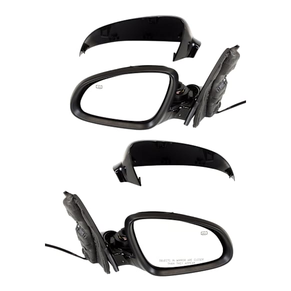 Driver and Passenger Side Mirrors, Power Adjust, Manual Folding, Heated, Paintable, No Signal Light, No Memory, No Puddle Light, No Auto-Dimming, No Blind Spot Feature