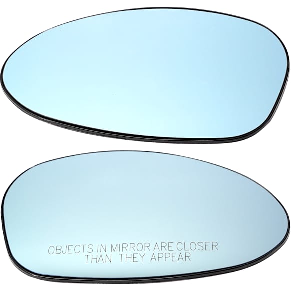 Driver and Passenger Side Mirror Glasses, Heated, No Blind Spot Feature, For Models No Auto-Dimming