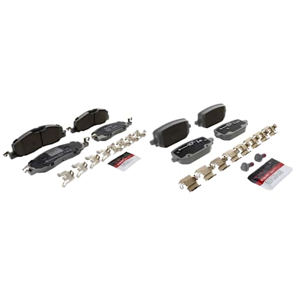 SET-BRP24246N-A Front and Rear Ceramic Brake Pad Set