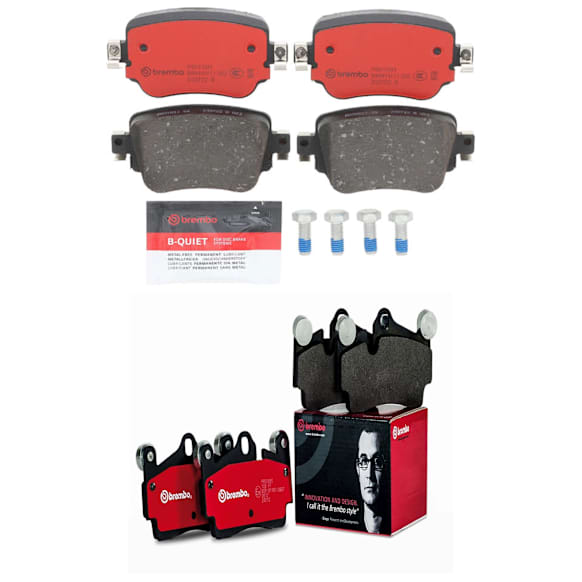 SET-BRP85112N-A Front and Rear Ceramic Brake Pad Set