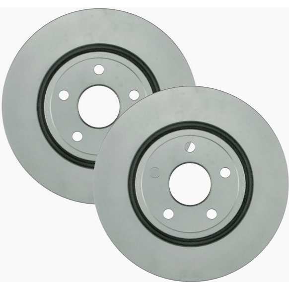 2014 Dodge Durango - Front Brake Disc, Geomet Coated, Plain Surface, Vented, 5 Lugs, 350 mm, 3.6L 6Cyl, QuietCast Series