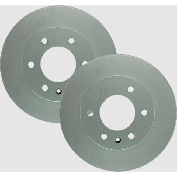 SET-BS16011499-2 Front Brake Disc, Geomet Coated, Plain Surface, Vented, 6 Lugs, 299.6 mm, QuietCast Series