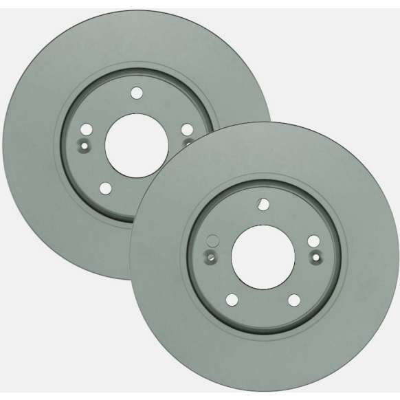 2014 Hyundai Veloster - Front Brake Disc, Geomet Coated, Plain Surface, Vented, 5 Lugs, 300 mm, Turbocharged, 1.6L 4Cyl, QuietCast Series