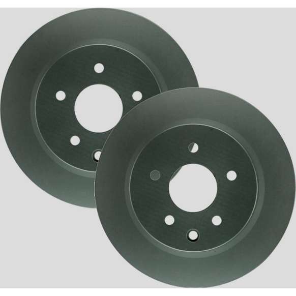 2007 Nissan 350Z - Rear Brake Disc, Geomet Coated, Plain Surface, Vented, 5 Lugs, 307.7 mm, Coupe, With 308 (mm) Diameter Brake Rotor, 3.5L 6Cyl, QuietCast Series