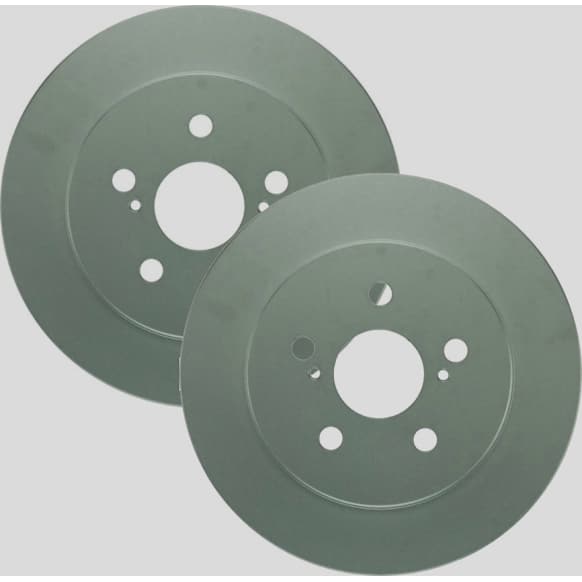 SET-BS50011484-2 Brake Disc, Geomet Coated, Plain Surface, Solid, 5 Lugs, 259 mm, QuietCast Series