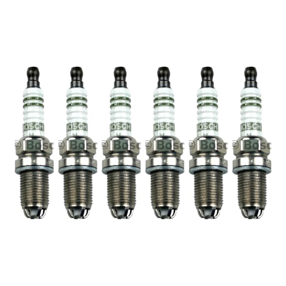 SET-BSFGR8KQE0-6 Spark Plug, Set of 6, Super Series