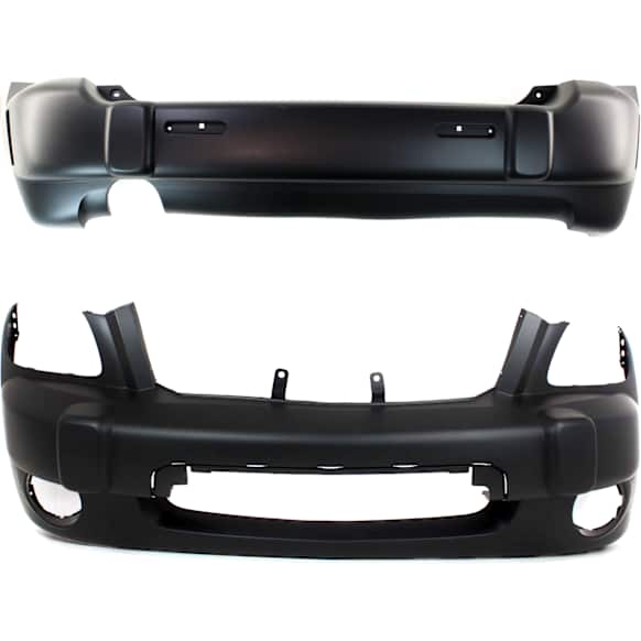Wagon Front and Rear Primed Bumper Cover, CAPA Certified