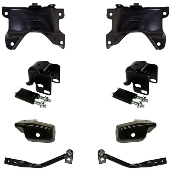 Front, Driver and Passenger Side, Outer Bumper Bracket