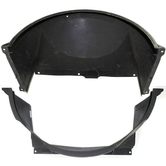 Fan Shroud - Upper and Lower, For Radiator Fan, 6 Cyl. Engine