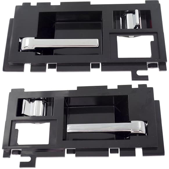 1991 Chevrolet S10 - Front, Driver and Passenger Side Chrome lever Interior Door Handle, With Door Lock Button