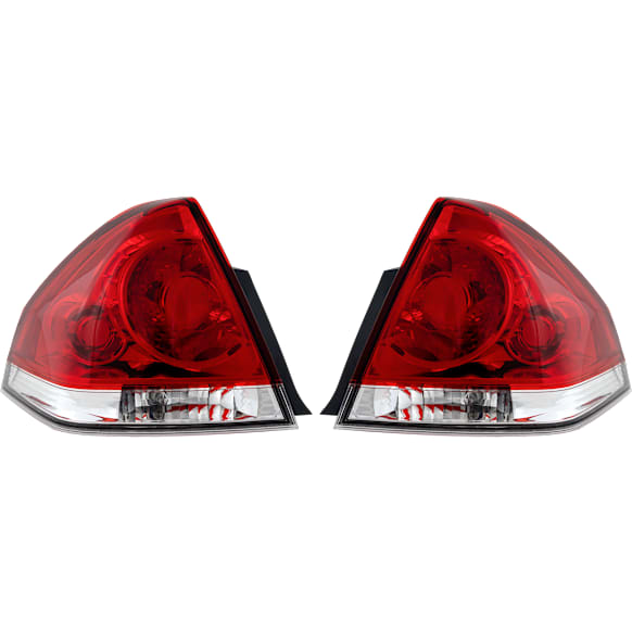 Driver and Passenger Side Halogen Tail Light, With bulb(s), OE Replacement, CAPA Certified