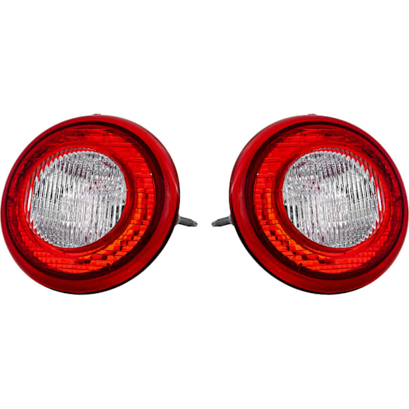 Driver and Passenger Side Halogen Tail Light, With bulb(s), OE Replacement