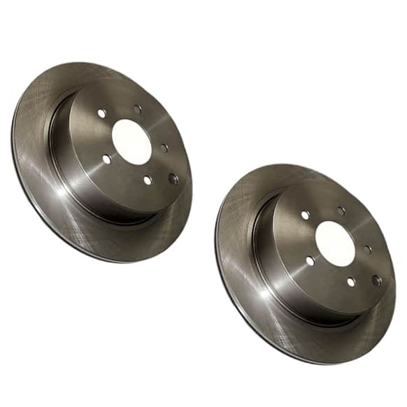 SET-CE121-62009-2 Front Brake Disc, Natural Finish, Plain Surface, Vented, 5 Lugs, 246.89 mm, C-Tek Series