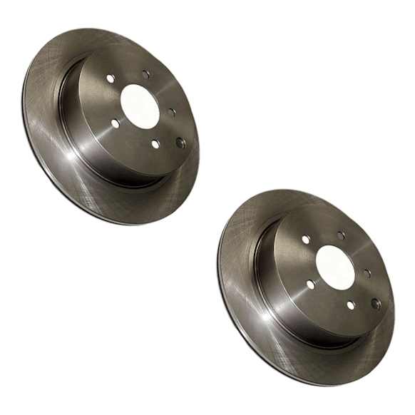 2016 Jeep Compass - Rear Brake Disc, Plain Surface, Solid, 5 Lugs, 261.87 mm, For Models With 262mm Rear Disc, 294mm Front Disc, 2.4L 4Cyl, C-Tek Series
