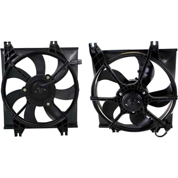 2006 Hyundai Accent - Radiator and A/C Condenser Fan 4 Cyl 1.6L, Single fan
