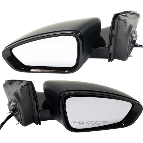 Driver and Passenger Side Mirrors, Power Adjust, Manual Folding, Heated, Paintable, No Signal Light, No Memory, No Puddle Light, No Auto-Dimming, No Blind Spot Feature
