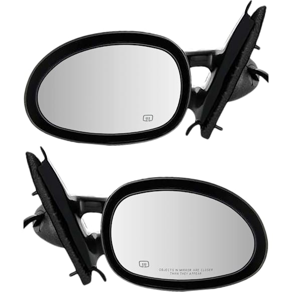 Driver and Passenger Side Mirrors, Power Adjust, Non-Folding, Heated, Paintable, No Signal Light, No Memory, No Puddle Light, No Auto-Dimming, No Blind Spot Feature
