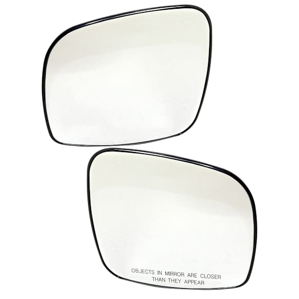 Driver and Passenger Side Mirror Glass, Heated, Non-Towing, With backing plate, Includes (2) Mirror Glasses
