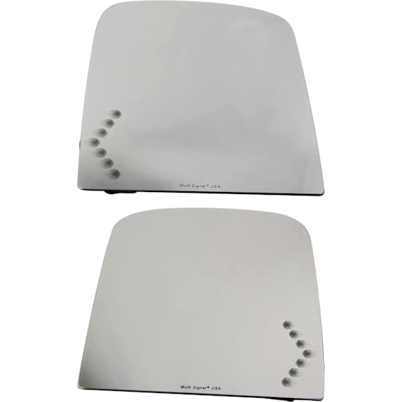 Driver and Passenger Side Mirror Glass, Heated, No Blind Spot Feature, Backing Plate Not Included