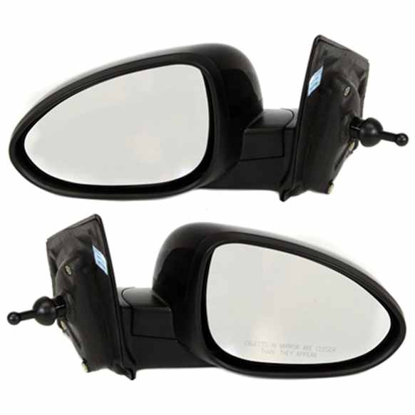 Driver and Passenger Side Mirror, Manual Adjust, Non-Heated, Manual Folding, Paintable, No Signal Light, No Memory, No Puddle Light, No Auto-Dim, No Blind Spot Feature