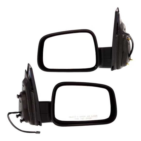 Driver and Passenger Side Mirrors, Power Adjust, Manual Folding, Non-Heated, Paintable, No Signal Light, No Memory, No Puddle Light, No Auto-Dimming, No Blind Spot Feature