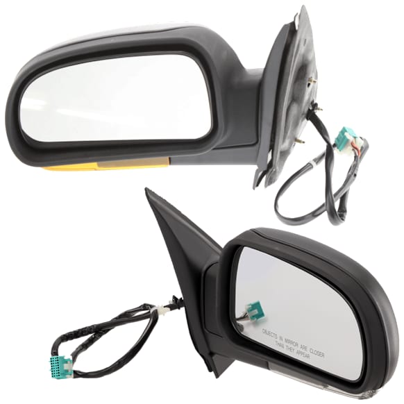 Mirror, Power Adjust, Heated, Power Folding, Textured Black, In-housing Signal Light, No Memory, No Puddle Light, No Auto-Dim, No Blind Spot Feature