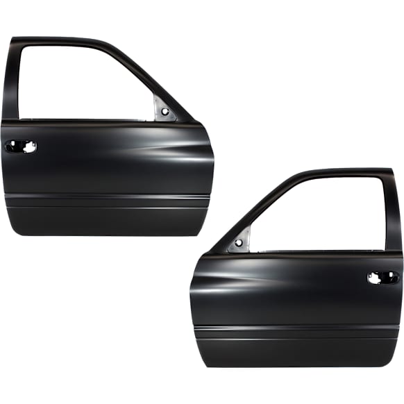 Front, Driver and Passenger Side Door Shell, With Molding Provision, With Holes For Door Handle and Mirror