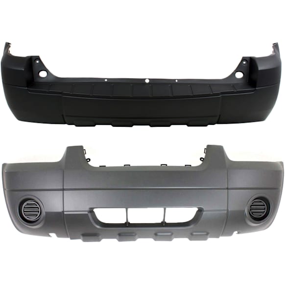Front and Rear Textured Bumper Cover XLS