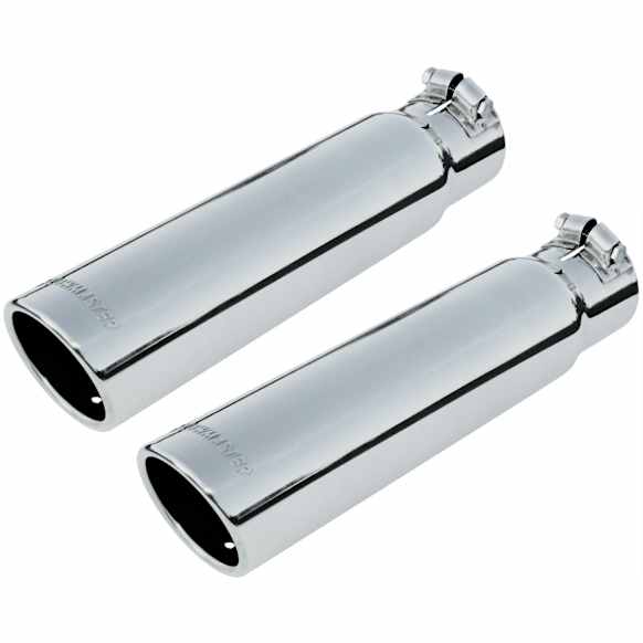 SET-F1315361-2 Universal, Exhaust Tip - Polished Stainless Steel Single  Set of 2