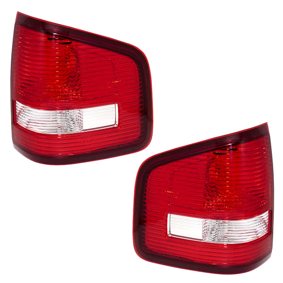 Driver and Passenger Side Halogen Tail Light, Without bulb(s), OE Replacement, CAPA Certified