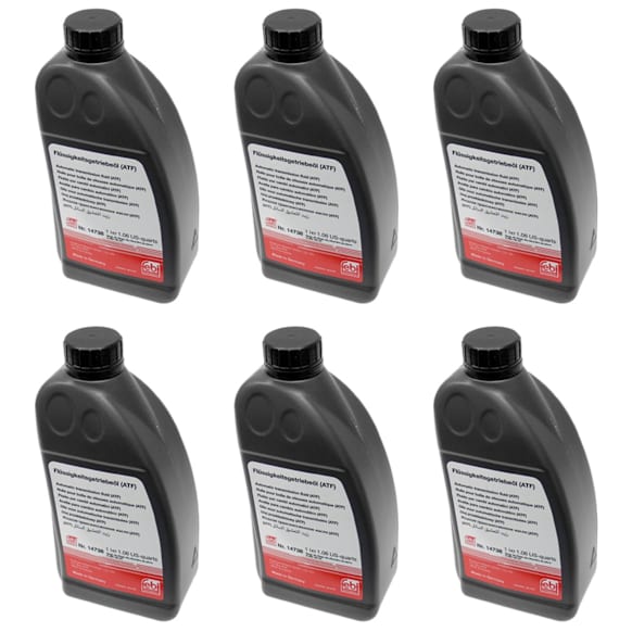 SET-FBI14738-6 Automatic Transmission Fluid Set of 6 1 Liter