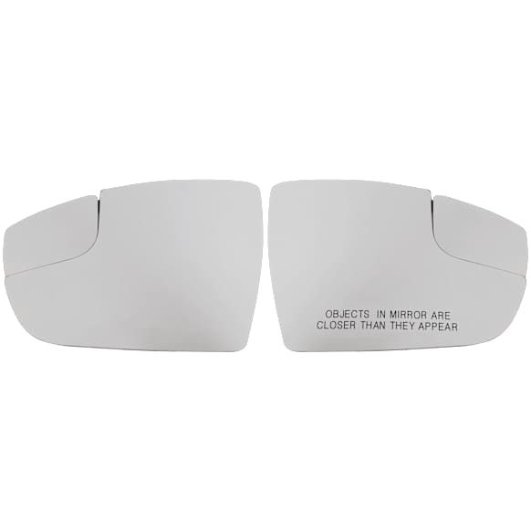 Driver and Passenger Side Mirror Glass, Non-Heated, With Blind Spot Glass
