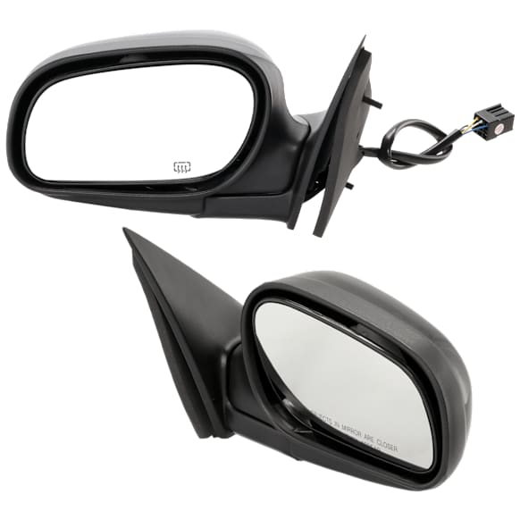 Mirror, Power Adjust, Heated, Manual Folding, Paintable, No Signal Light, No Memory, No Puddle Light, No Auto-Dim, No Blind Spot Feature